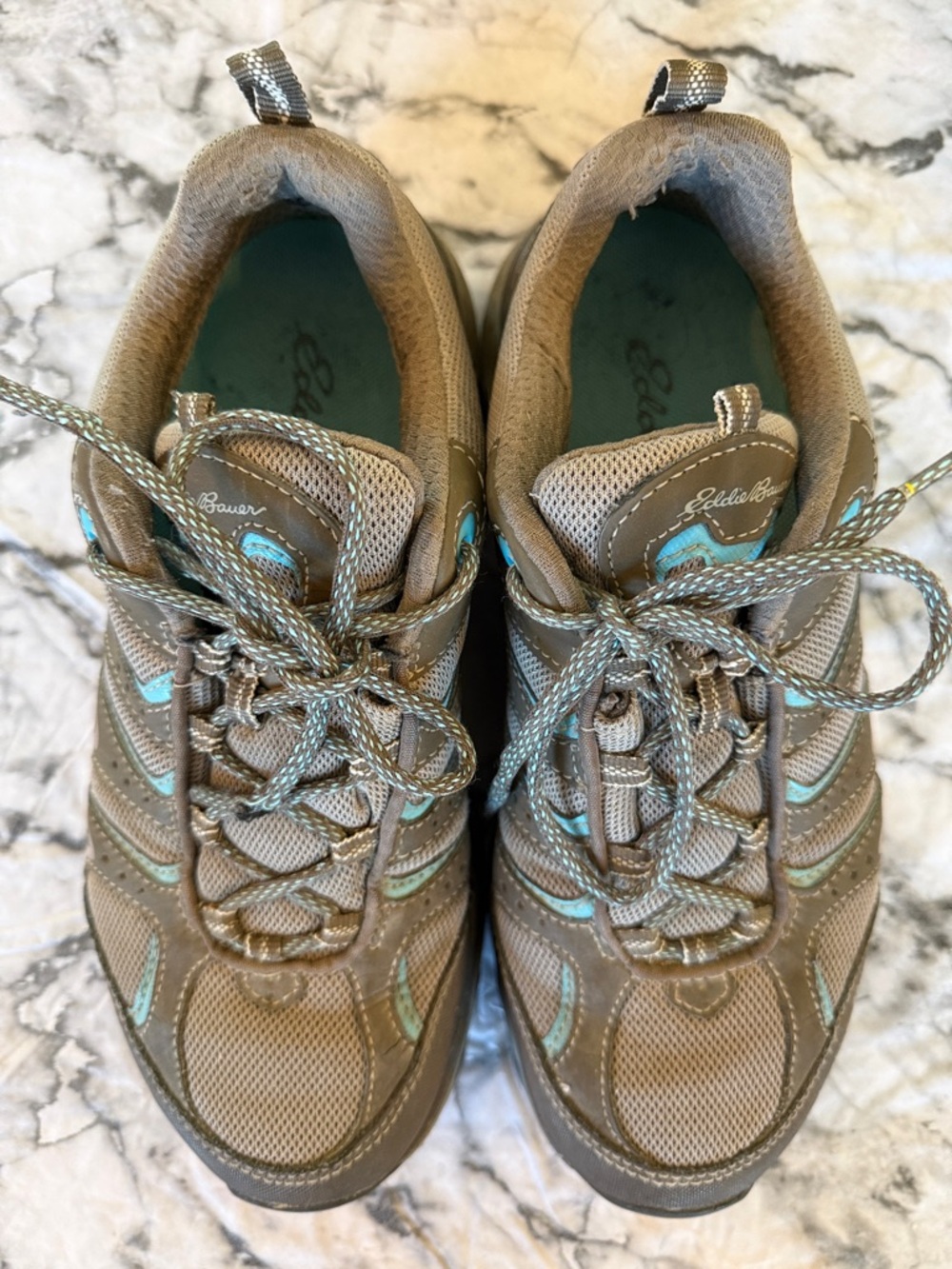 Eddie Bauer Gray and Teal Women's Shoes. Size 9